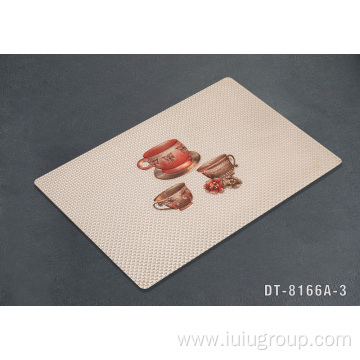 PVC Hyacinth Disposable Dining Mat